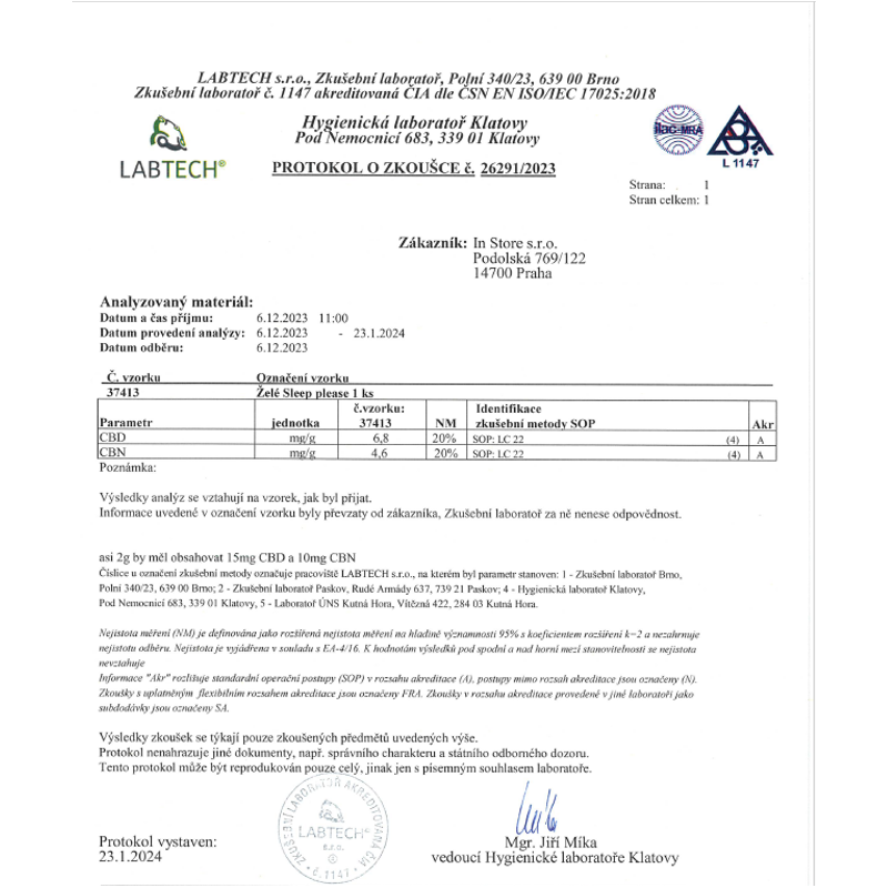 ŻÓŁTY: DLA GŁĘBOKIEGO I DŁUGIEGO SENU - 40 sztuk, 600 mg CBD, 400 mg CBN
