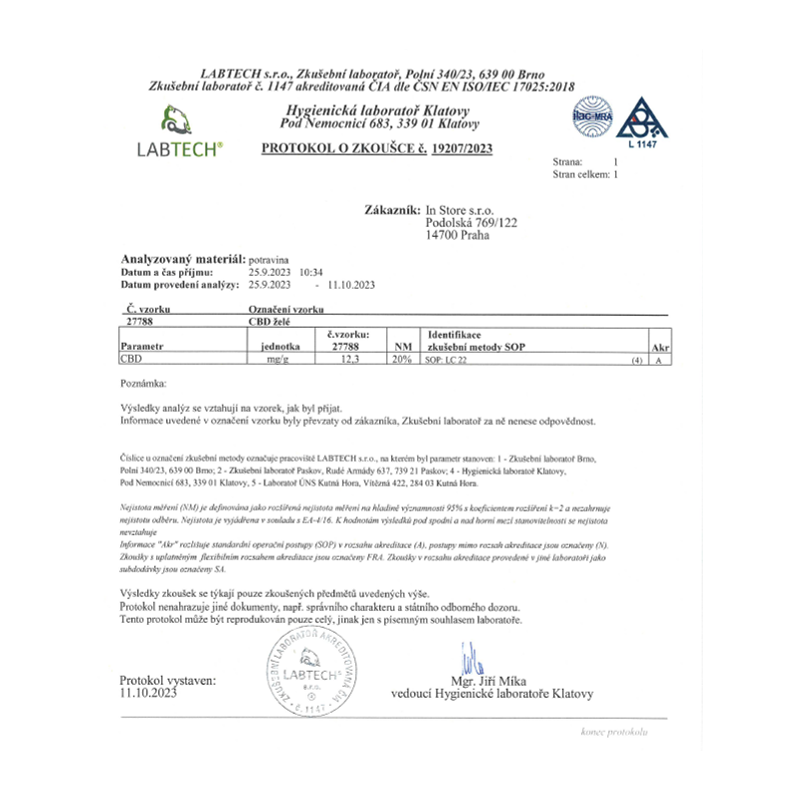 ŽELÉ: PRO FYZICKOU I PSYCHICKOU ÚLEVU – 40 ks, 800mg CBD