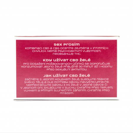 GELEE: LIEBE, BITTE – 40 Stücke, 600mg CBD, 400mg CBG