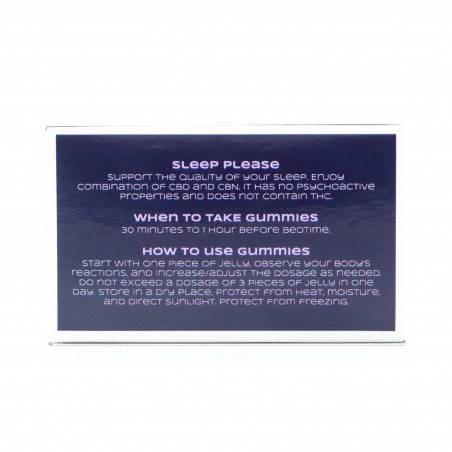 JELLY: SLEEP, PLEASE – 40 pcs, 600mg CBD, 400mg CBN