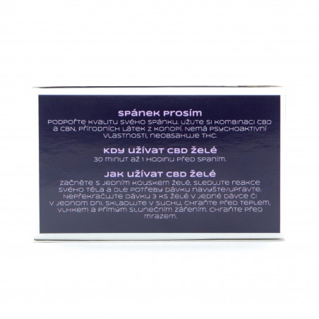 GELEE: FÜR TIEFEN UND LANGEN SCHLAF – 40 Stücke, 600mg CBD, 400mg CBN