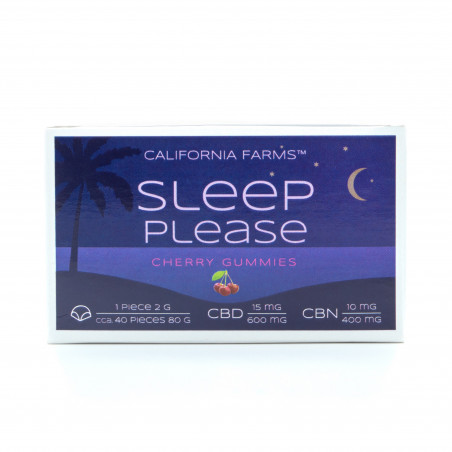 GELEE: FÜR TIEFEN UND LANGEN SCHLAF – 40 Stücke, 600mg CBD, 400mg CBN