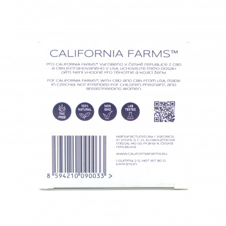 JELLY: SLEEP, PLEASE – 40 pcs, 600mg CBD, 400mg CBN