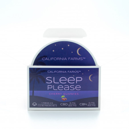 GELEE: FÜR TIEFEN UND LANGEN SCHLAF – 40 Stücke, 600mg CBD, 400mg CBN
