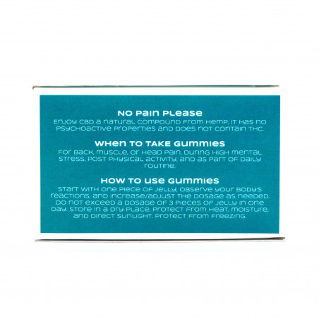 JELLY: NO PAIN, PLEASE – 40 pcs, 800mg CBD