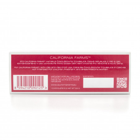 ČOKOLÁDA: LÁSKU, PROSÍM – 20 ks, 400mg CBD, 300mg CBG