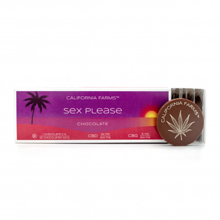 ČOKOLÁDA: LÁSKU, PROSÍM – 20 ks, 400mg CBD, 300mg CBG