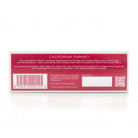 ČOKOLÁDA: LÁSKU, PROSÍM – 10 ks, 200mg CBD, 150mg CBG