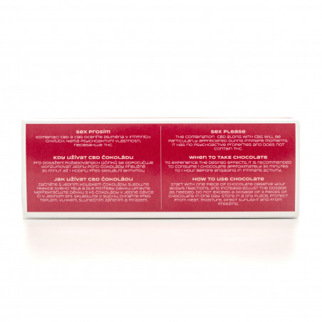 ČOKOLÁDA: LÁSKU, PROSÍM – 10 ks, 200mg CBD, 150mg CBG