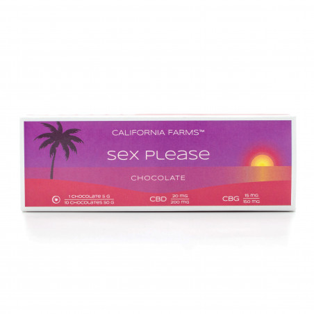 ČOKOLÁDA: LÁSKU, PROSÍM – 10 ks, 200mg CBD, 150mg CBG