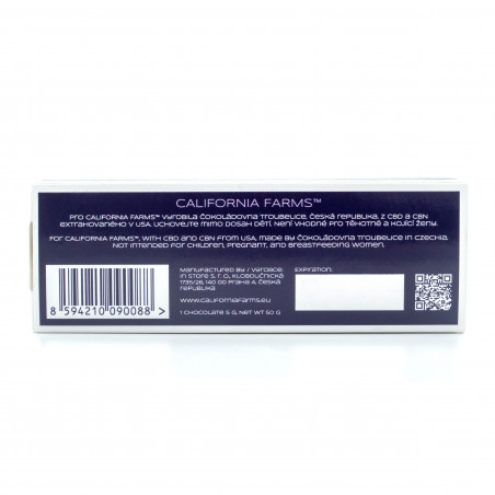SCHOKOLADE: FÜR TIEFEN UND LANGEN SCHLAF – 10 Stücke, 200mg CBD, 150mg CBN