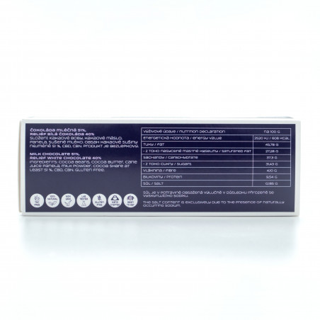 SCHOKOLADE: FÜR TIEFEN UND LANGEN SCHLAF – 10 Stücke, 200mg CBD, 150mg CBN