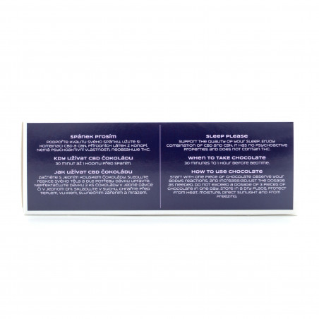 SCHOKOLADE: FÜR TIEFEN UND LANGEN SCHLAF – 10 Stücke, 200mg CBD, 150mg CBN