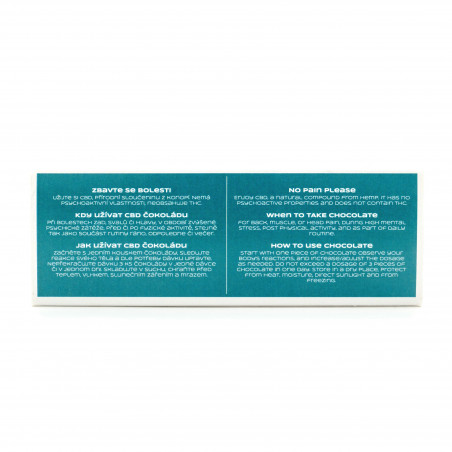 SCHOKOLADE: SCHMERZ BESEITIGEN– 20 Stücke, 600mg CBD