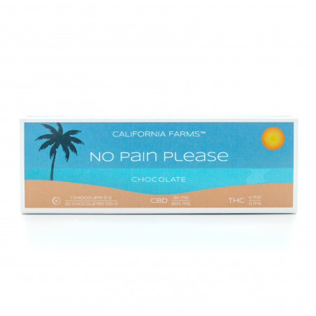 SCHOKOLADE: SCHMERZ BESEITIGEN– 20 Stücke, 600mg CBD