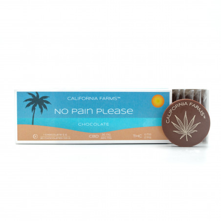 SCHOKOLADE: SCHMERZ BESEITIGEN– 20 Stücke, 600mg CBD