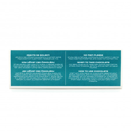 SCHOKOLADE: SCHMERZ BESEITIGEN– 10 Stücke, 300mg CBD
