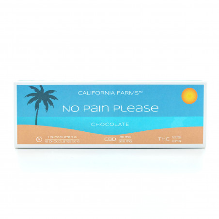 SCHOKOLADE: SCHMERZ BESEITIGEN– 10 Stücke, 300mg CBD
