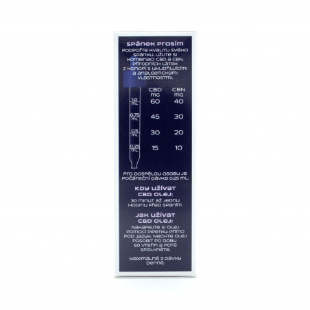 ÖL: FÜR TIEFEN UND LANGEN SCHLAF – 30ml/ 3000mg