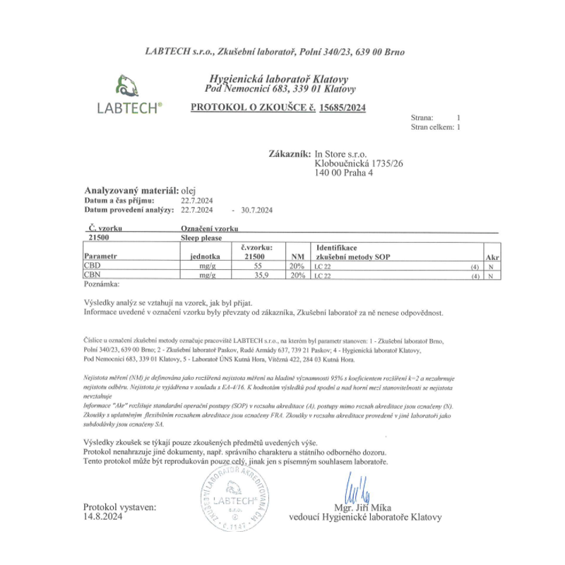 OIL: SLEEP, PLEASE – 30ml/ 3000mg