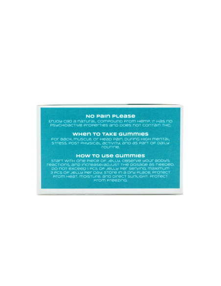 GELEE STRONG: SCHMERZ BESEITIGEN– 40 Stücke, 1600mg CBD