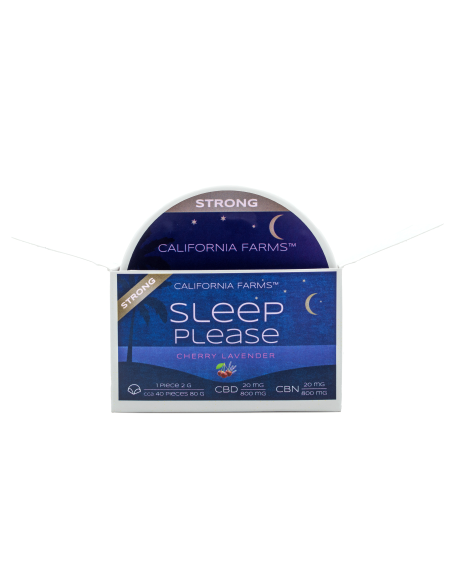 JELLY STRONG: SLEEP, PLEASE – 40 pcs, 800mg CBD, 800mg CBN