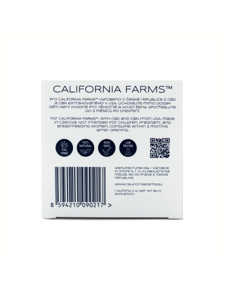 JELLY STRONG: SLEEP, PLEASE – 40 pcs, 800mg CBD, 800mg CBN
