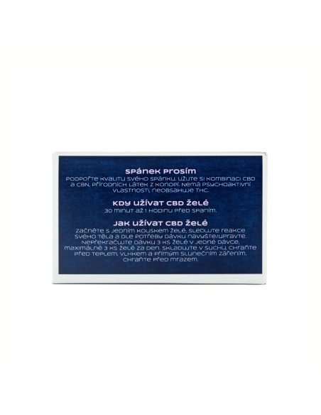 GELEE STRONG: FÜR TIEFEN UND LANGEN SCHLAF – 40 Stücke, 800mg CBD, 800mg CBN