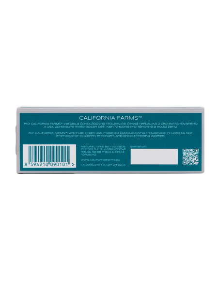 SCHOKOLADE: SCHMERZ BESEITIGEN– 20 Stücke, 600mg CBD