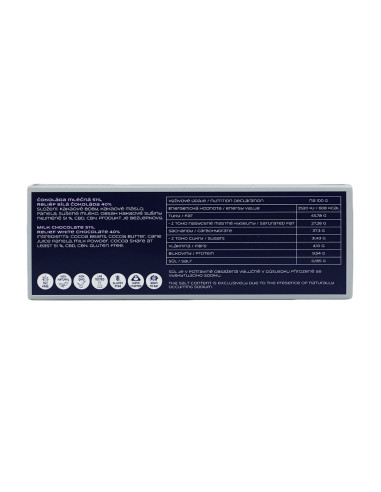ČOKOLÁDA: PRO HLUBOKÝ A DLOUHÝ SPÁNEK – 20 ks, 400mg CBD, 300mg CBN