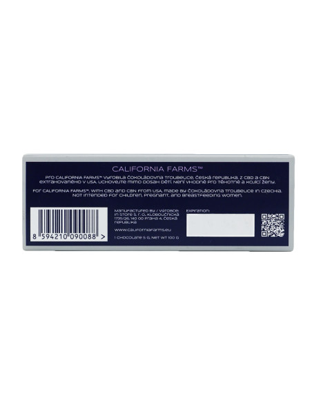 SCHOKOLADE: FÜR TIEFEN UND LANGEN SCHLAF – 20 Stücke, 400mg CBD, 300mg CBN