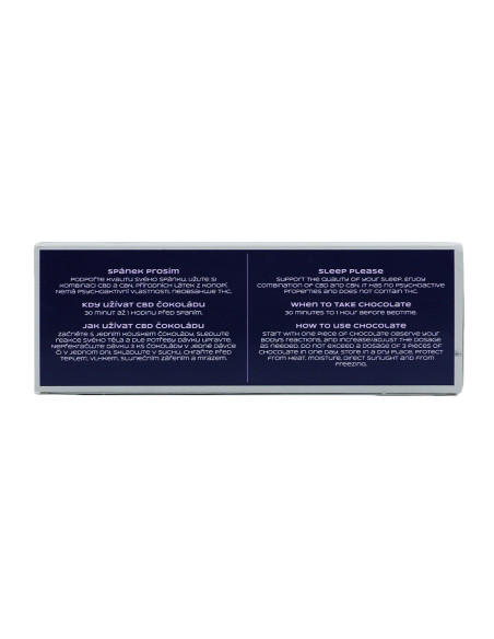 SCHOKOLADE: FÜR TIEFEN UND LANGEN SCHLAF – 20 Stücke, 400mg CBD, 300mg CBN
