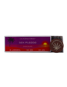 CHOCOLATE: SEX, PLEASE – 20 pcs, 400mg CBD, 300mg CBG 2