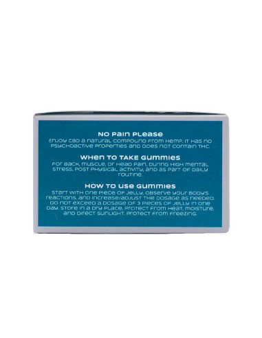 GELEE: SCHMERZ BESEITIGEN– 40 Stücke, 800mg CBD