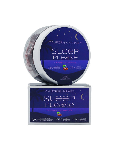 ŻÓŁTY: DLA GŁĘBOKIEGO I DŁUGIEGO SENU - 40 sztuk, 600 mg CBD, 400 mg CBN