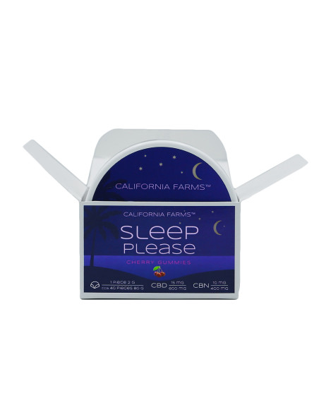 ŻÓŁTY: DLA GŁĘBOKIEGO I DŁUGIEGO SENU - 40 sztuk, 600 mg CBD, 400 mg CBN