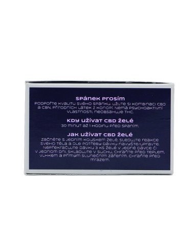 ŻÓŁTY: DLA GŁĘBOKIEGO I DŁUGIEGO SENU - 40 sztuk, 600 mg CBD, 400 mg CBN