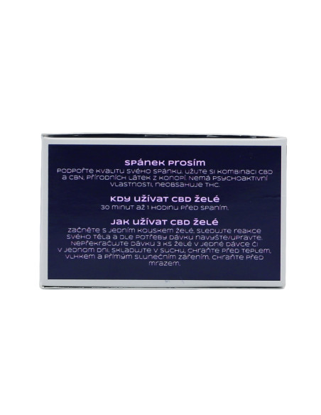 ŻÓŁTY: DLA GŁĘBOKIEGO I DŁUGIEGO SENU - 40 sztuk, 600 mg CBD, 400 mg CBN