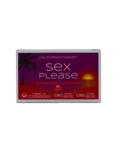 JELLY: SEX, PLEASE – 40 pcs, 600mg CBD, 400mg CBG