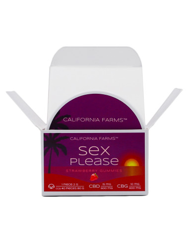 JELLY: SEX, PLEASE – 40 pcs, 600mg CBD, 400mg CBG