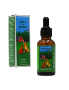 OLEJEK CBD: LADY & TRAMP OLEJ CBD DLA PSÓW 30ml/300mg CBD