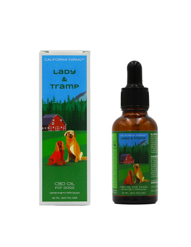 CBD ÖL: LADY & TRAMP CBD ÖL FÜR HUNDE 30ml/300mg CBD