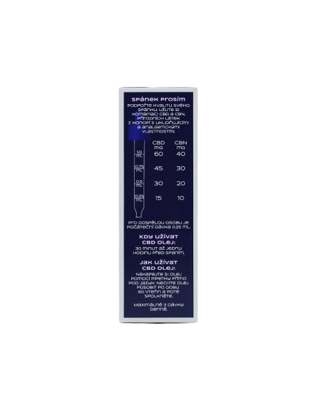 OLEJ: PRO HLUBOKÝ A DLOUHÝ SPÁNEK – 30ml/3000mg