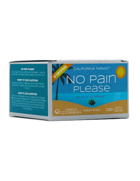 GELEE STRONG: SCHMERZ BESEITIGEN– 40 Stücke, 1600mg CBD