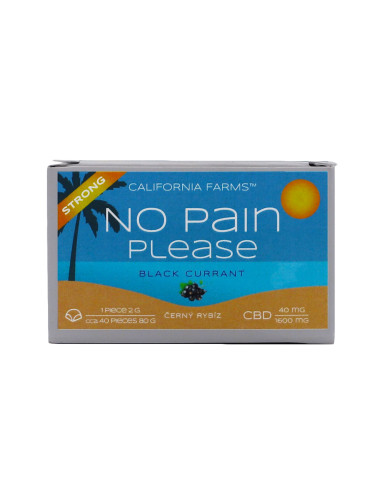 GELEE STRONG: SCHMERZ BESEITIGEN– 40 Stücke, 1600mg CBD