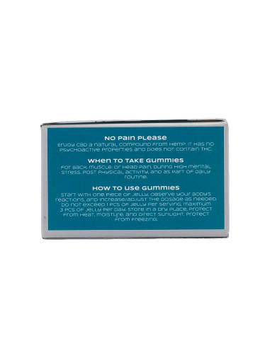 GELEE STRONG: SCHMERZ BESEITIGEN– 40 Stücke, 1600mg CBD