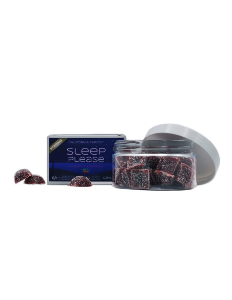 GELEE STRONG: FÜR TIEFEN UND LANGEN SCHLAF – 40 Stücke, 800mg CBD, 800mg CBN