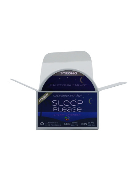 GELEE STRONG: FÜR TIEFEN UND LANGEN SCHLAF – 40 Stücke, 800mg CBD, 800mg CBN