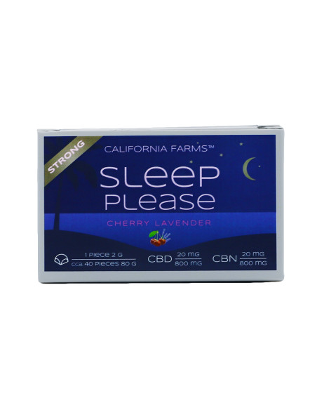 GELEE STRONG: FÜR TIEFEN UND LANGEN SCHLAF – 40 Stücke, 800mg CBD, 800mg CBN