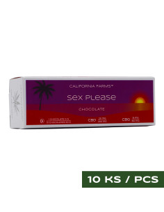 ČOKOLÁDA: LÁSKU, PROSÍM – 10 ks, 200mg CBD, 150mg CBG